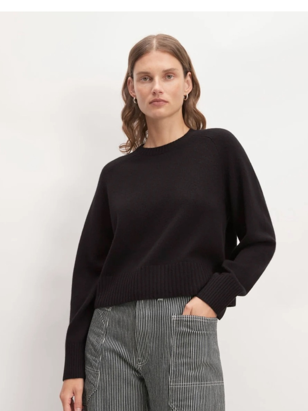 Everlane boxy cashmere crewneck